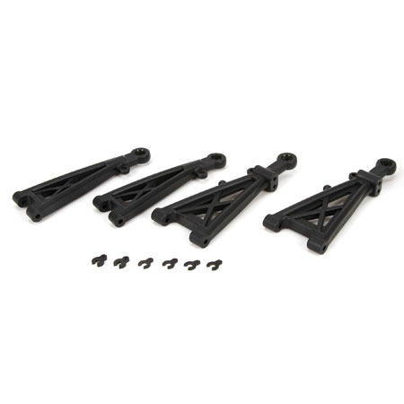 Electrix 1/10 4wd All Front Suspension Arm Set (2)